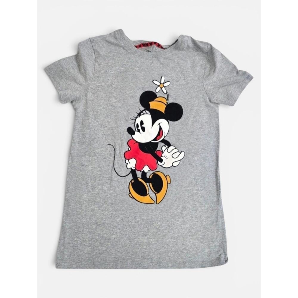Disney Minnie Mouse Gray Graphic Baby Tee
